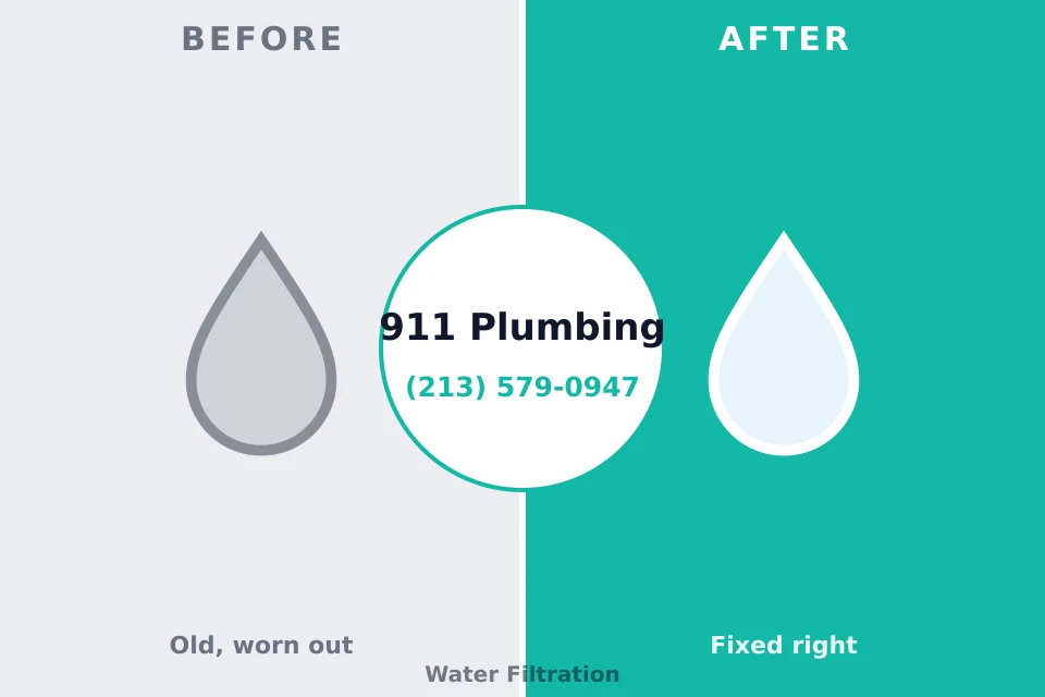 Before and after: plumbing repair Heber-Overgaard, AZ